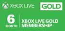 Xbox Live Gold Cartões 6 Meses