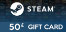 Steam Gift Card 50 GBP