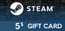 Steam Gift Card 5 USD