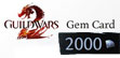 2000 Guild Wars 2 Gems Key