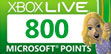 Xbox Live Europe Game Cards 800 Points