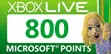 X-BOX Live Europe Carte 800 Points