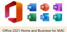 Microsoft Office 2021 Home and Business for MAC