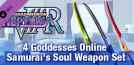 Megadimension Neptunia VIIR - 4 Goddesses Online Samurai's Soul Weapon Set