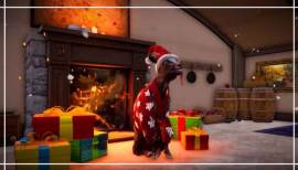 Goat simulator 3 launches a holidays-themed update