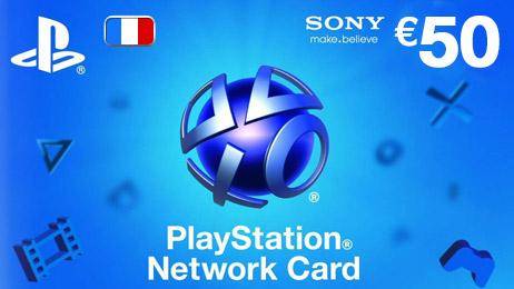 Playstation Network Card 50 Euros FR