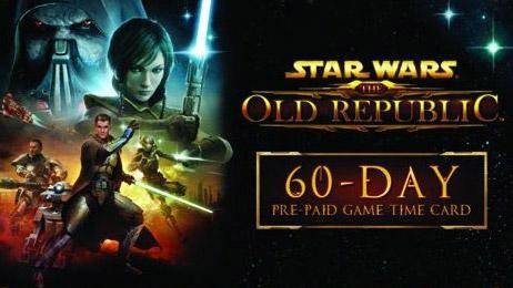 SWTOR 60-Day Pre-Paid Time Card