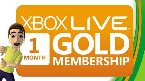 Xbox LIVE 1 Month Gold Card