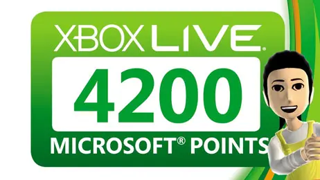 X-BOX Live Europe 4200 Points
