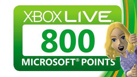 X-BOX Live Europe 800 Points