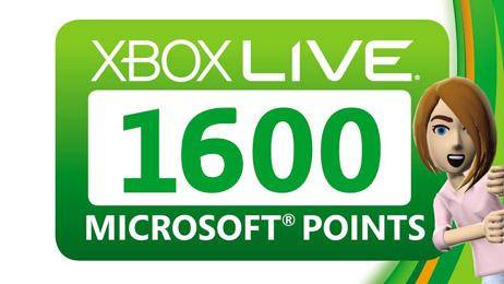 Xbox Live Europe Game Cards 1600 Points