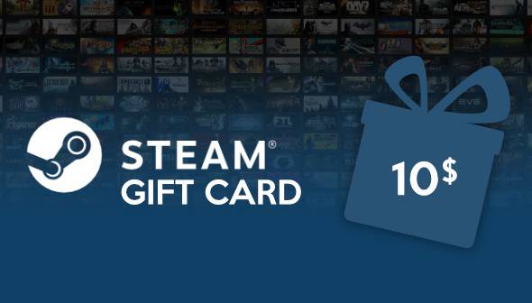 Steam Gift Card 10 USD
