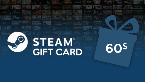 Steam Gift Card 60 USD