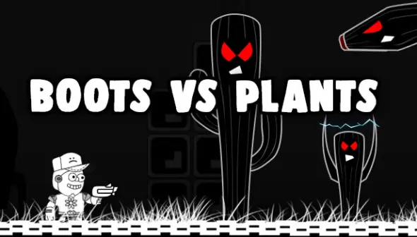 Boots Versus Plants