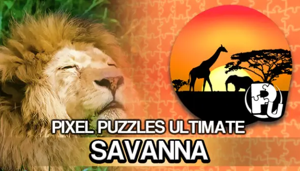 Jigsaw Puzzle Pack - Pixel Puzzles Ultimate: Savanna