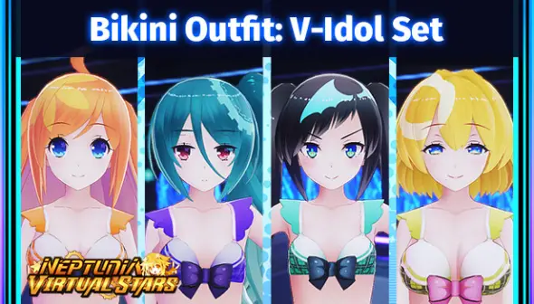 Neptunia Virtual Stars - Bikini Outfit: V-Idol Set