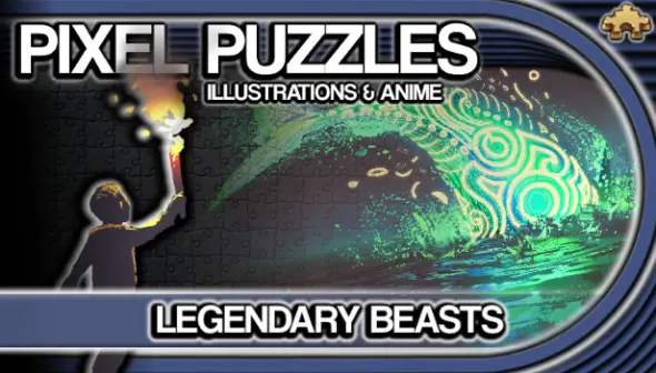 Pixel Puzzles Illustrations & Anime - Jigsaw Pack: Legendary Beasts