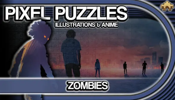 Pixel Puzzles Illustrations & Anime - Jigsaw Pack: Zombies
