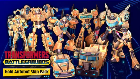 TRANSFORMERS: BATTLEGROUNDS - Gold Autobot Skin Pack