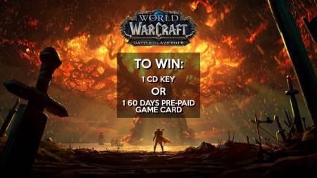 Giveaway: Win WoW Battle for Azeroth or Prepaid game time card