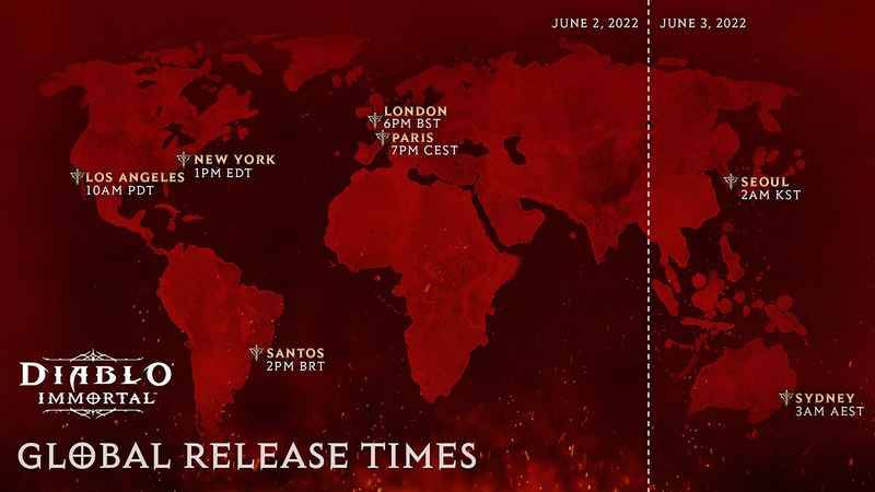 Diablo Immortal global release