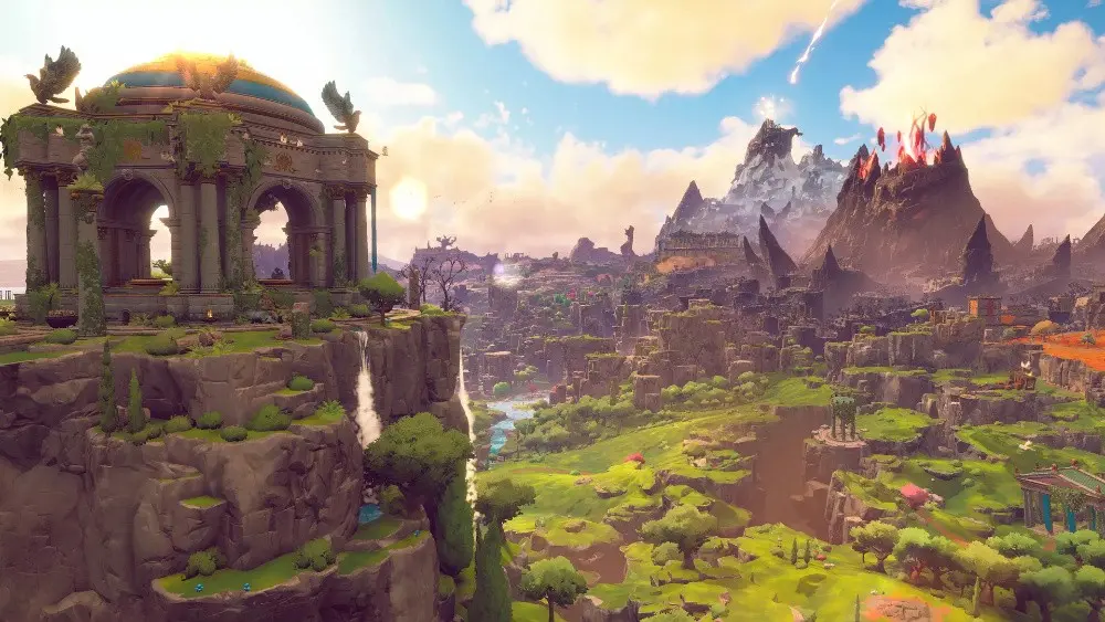 Ubisoft revela las siete regiones del mapa de Immortals Fenyx Rising