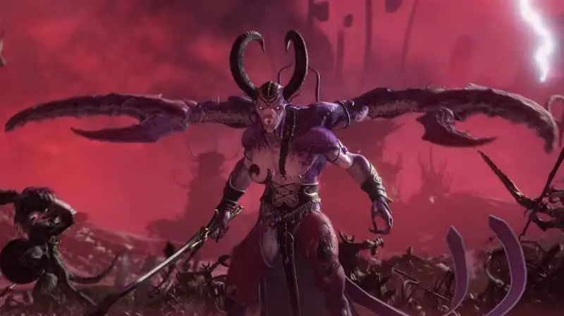Los ejércitos de Slaanesh llegan a Total War: Warhammer III