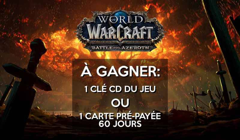 [Concours] WOW: Battle for Azeroth à gagner !