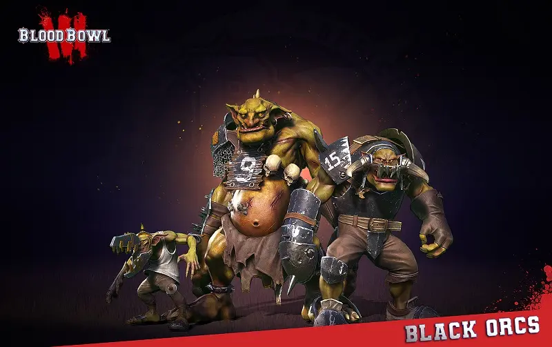 Black Orcs mais resistentes que nunca no Blood Bowl 3