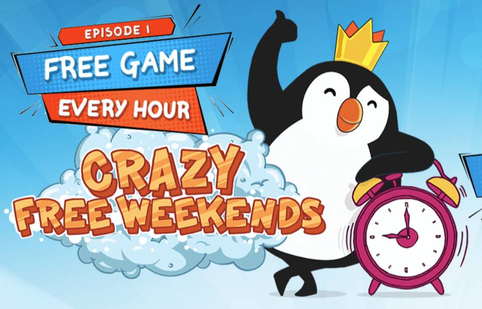 Do not miss the Crazy Free Weekends at Kinguin!