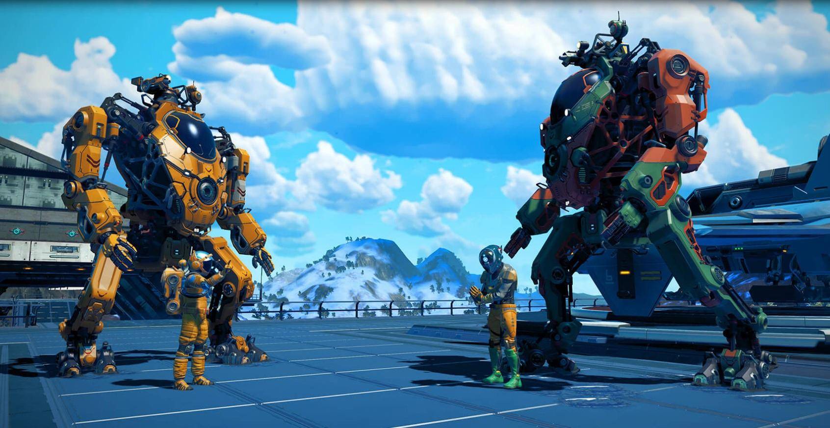 Hello Games adds mechs to No Man's Sky