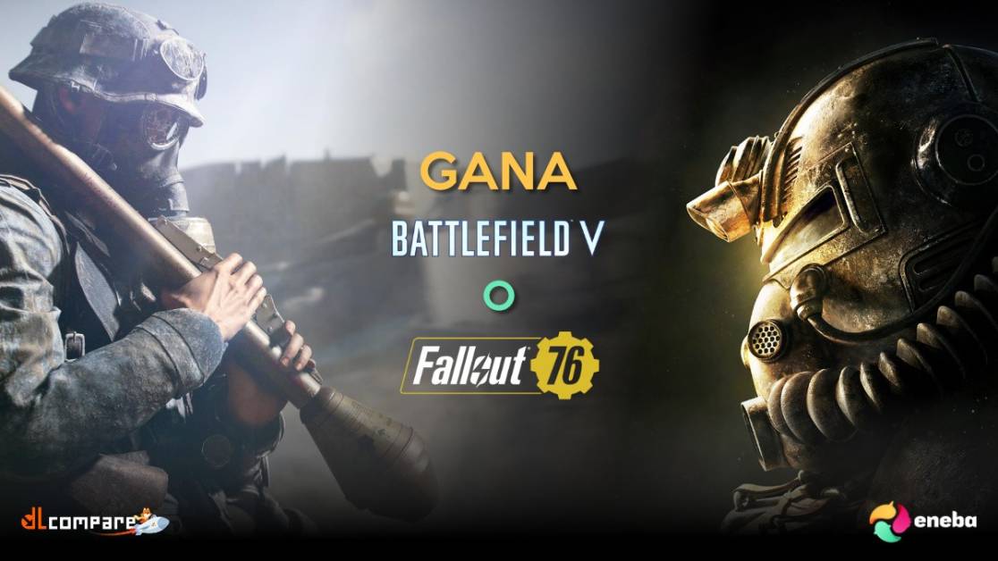 Sorteo: Gana Battlefield V o Fallout 76 por cortesia de Eneba
