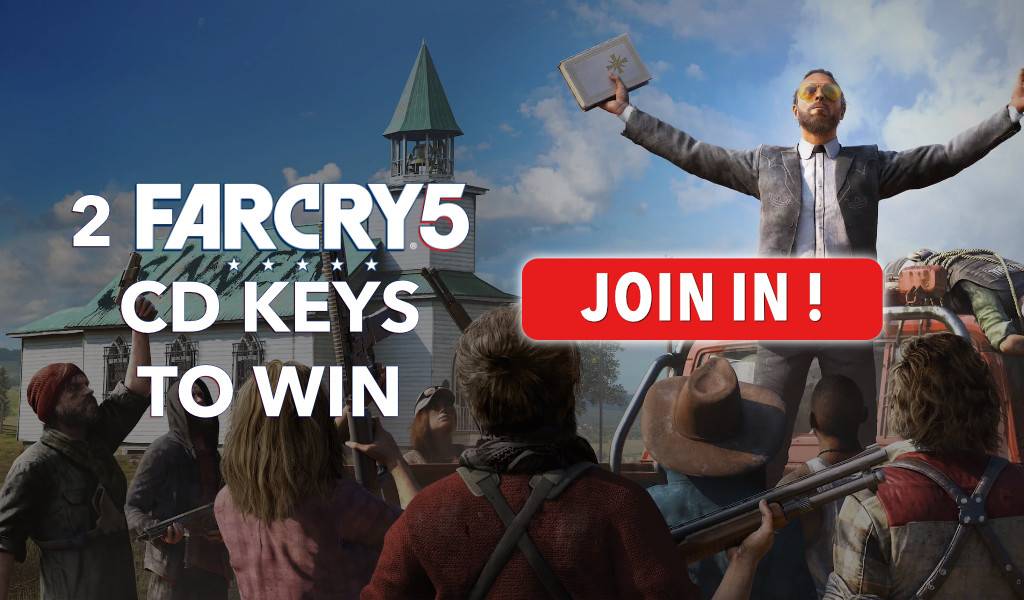 Win 2 keys for Far Cry 5 on PC