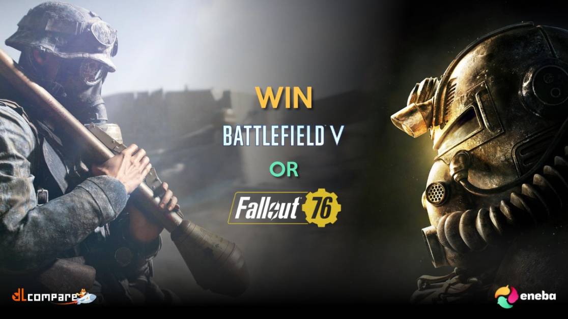 Win Battlefield V or Fallout 76 by courtesy of our partner Eneba