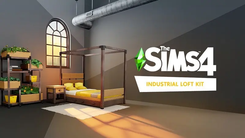 Les Sims 4 : Le kit Industrial Loft arrive demain.