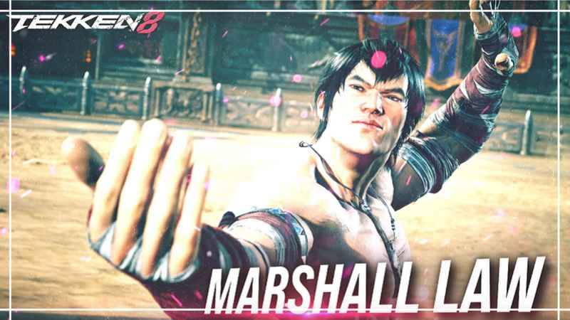 Watch Marshall Law fighting in Tekken 8