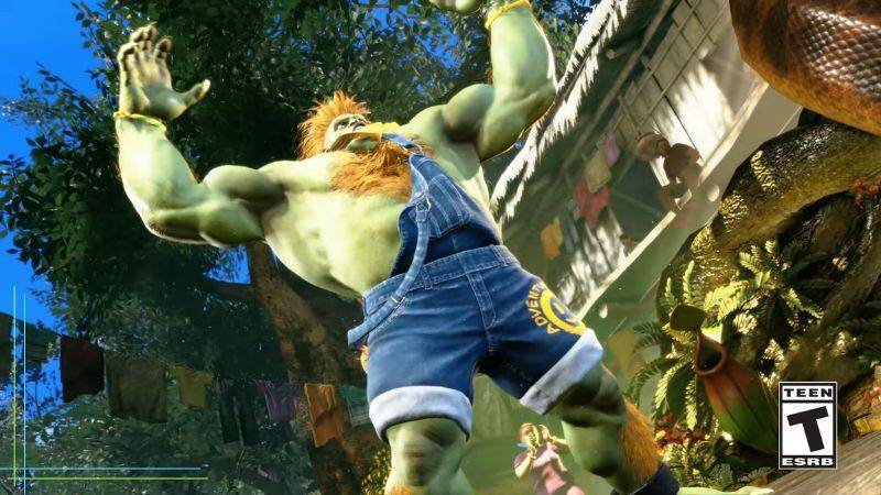 Street Fighter 6 nieuwe video toont Blanka gameplay