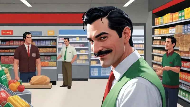 Supermarket Simulator diventa virale su Steam